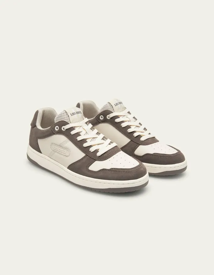 Shoes Men Les Deux Wright Basketball Sneaker 8211 WhiteWalut