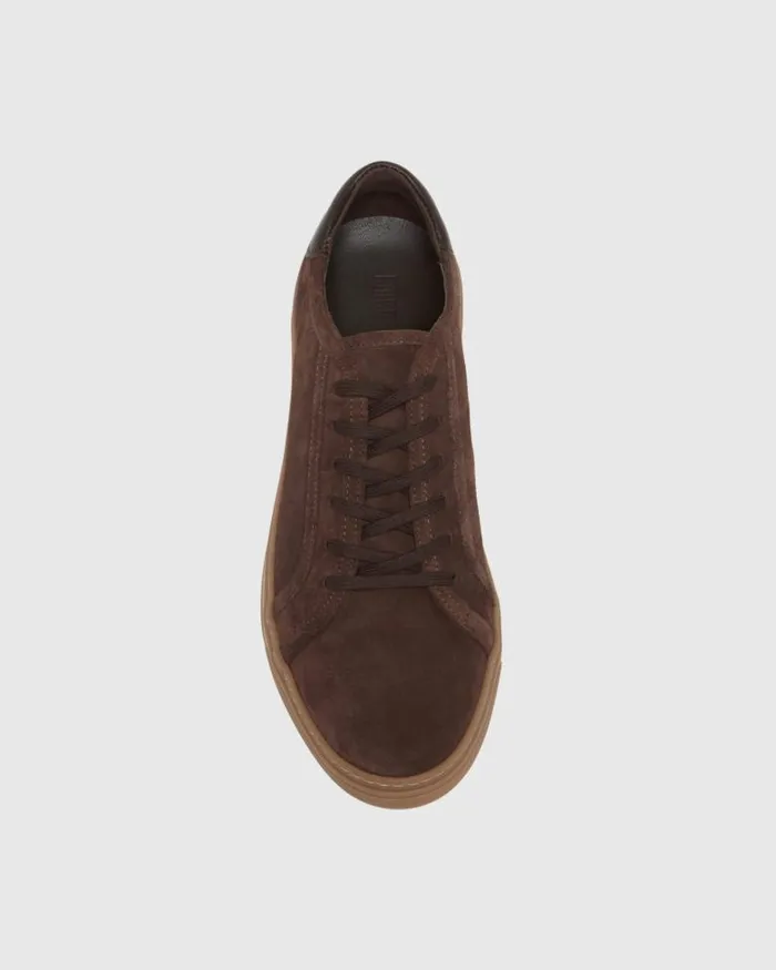 Shoes Men PAIGE Farrell Sneaker 8211 Chocolate Suede Shoes Men PAIGE Farrell Sneaker 8211 Chocolate Suede