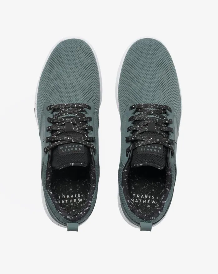Shoes THE DAILY PRO HYBRID PRINT SHOE Stormy Grey TravisMathew Casual Shoes