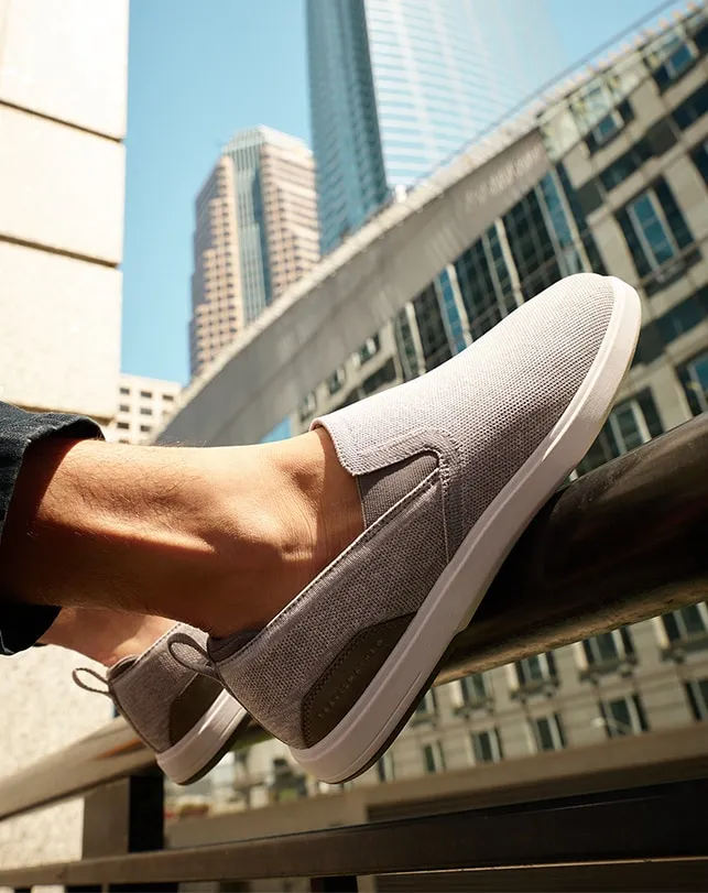 Shoes THE MODERN SLIPON SHOE Heather Sleet TravisMathew Casual Shoes