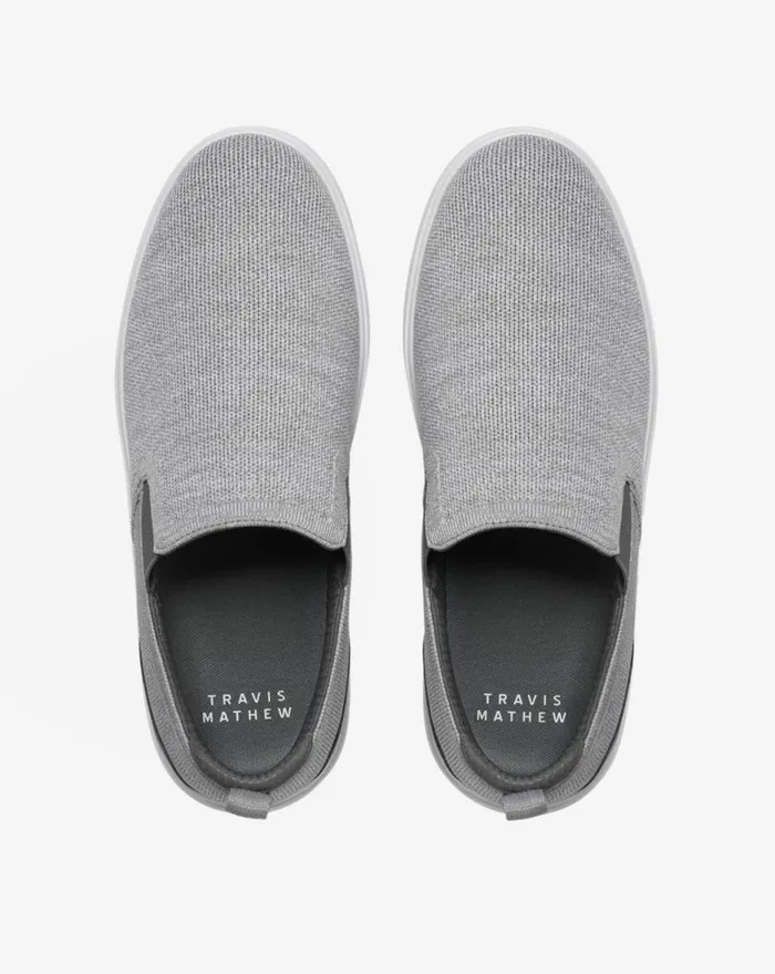 Shoes THE MODERN SLIPON SHOE Heather Sleet TravisMathew Casual Shoes