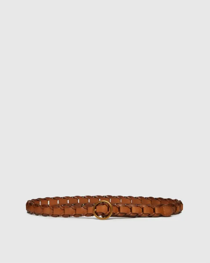 Shop Belts Women PAIGE Exclusive Harley Belt 8211 Tan Woven Elastic