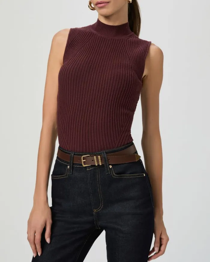 Shop Belts Women PAIGE Exclusive Hunter Belt 8211 Mahogany Leather Shop Belts Women PAIGE Exclusive Hunter Belt 8211 Mahogany Leather
