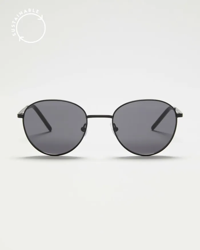 Shop Sunglasses Women PAIGE Jordan Sunglasses 8211 Black Satin
