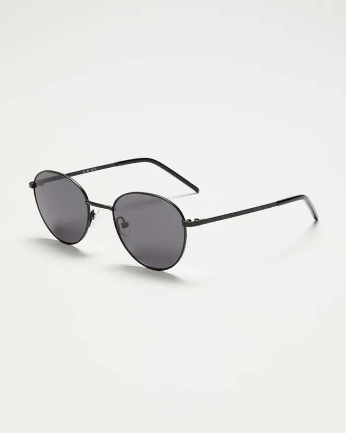 Shop Sunglasses Women PAIGE Jordan Sunglasses 8211 Black Satin