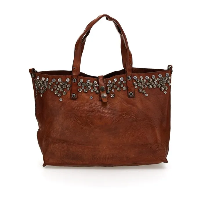 ShoppersTote Bags Women Campomaggi Bella Di Notte Cognac