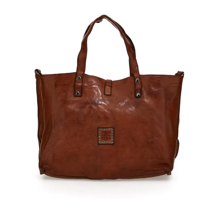 ShoppersTote Bags Women Campomaggi Bella Di Notte Cognac ShoppersTote Bags Women Campomaggi Bella Di Notte Cognac