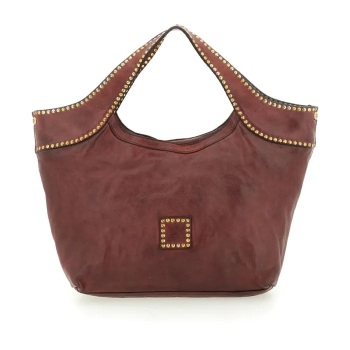ShoppersTote Bags Women Campomaggi Bella Di Notte Red ShoppersTote Bags Women Campomaggi Bella Di Notte Red