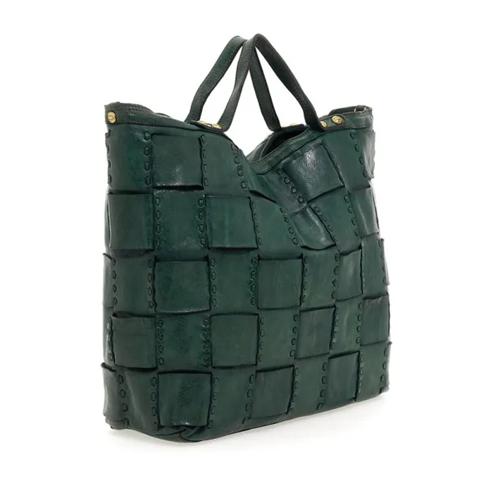 ShoppersTote Bags Women Campomaggi Edera Green ShoppersTote Bags Women Campomaggi Edera Green