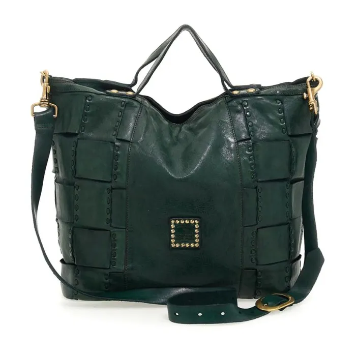ShoppersTote Bags Women Campomaggi Edera Green ShoppersTote Bags Women Campomaggi Edera Green