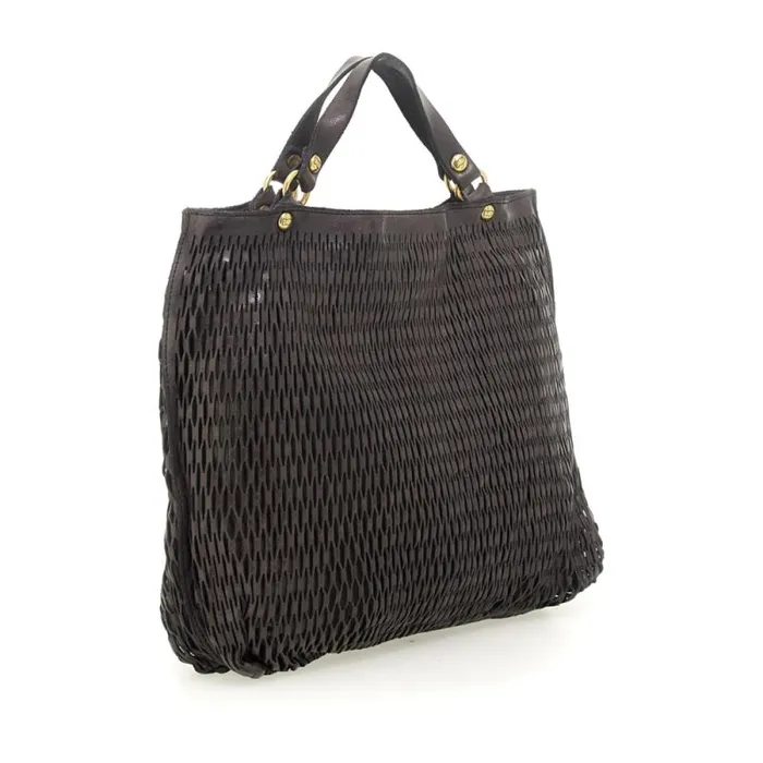 ShoppersTote Bags Women Campomaggi Mangrovia Grey ShoppersTote Bags Women Campomaggi Mangrovia Grey