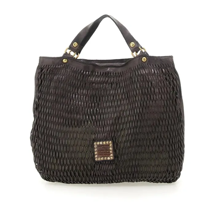 ShoppersTote Bags Women Campomaggi Mangrovia Grey ShoppersTote Bags Women Campomaggi Mangrovia Grey