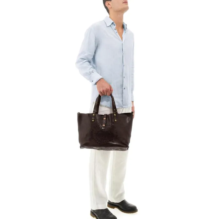 ShoppersTote Bags Women Campomaggi Teodorano Brown ShoppersTote Bags Women Campomaggi Teodorano Brown