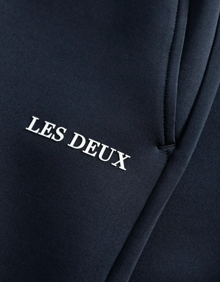 Shorts Men Les Deux Ballier Track Shorts 8211 Dark Navy