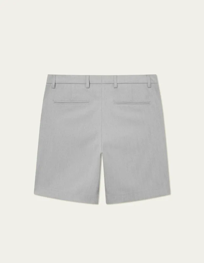 Shorts Men Les Deux Como Reg Herringbone Shorts 8211 Light Grey Melange