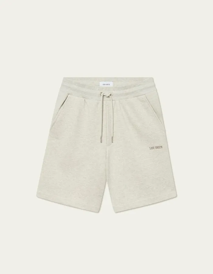 Shorts Men Les Deux Dexter Sweatshorts 8211 Ivory Melange