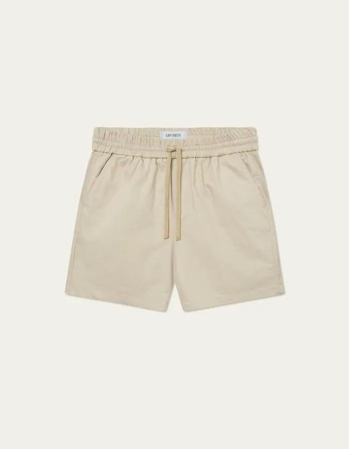 Shorts Men Les Deux Otto Cotton Shorts 8211 Light Sand