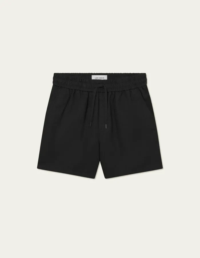 Shorts Men Les Deux Otto Linen Shorts 8211 BlackBlack