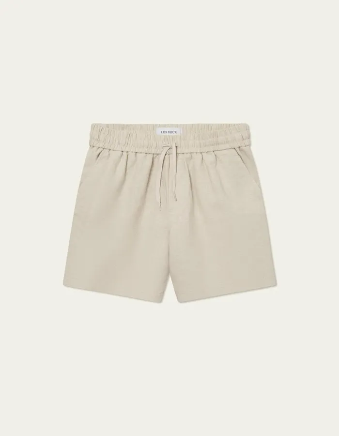 Shorts Men Les Deux Otto Linen Shorts 8211 Light Sand