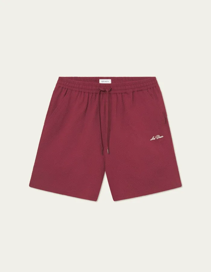 Shorts Men Les Deux Stan Seersucker Swim Shorts 20 8211 Bossa Nova