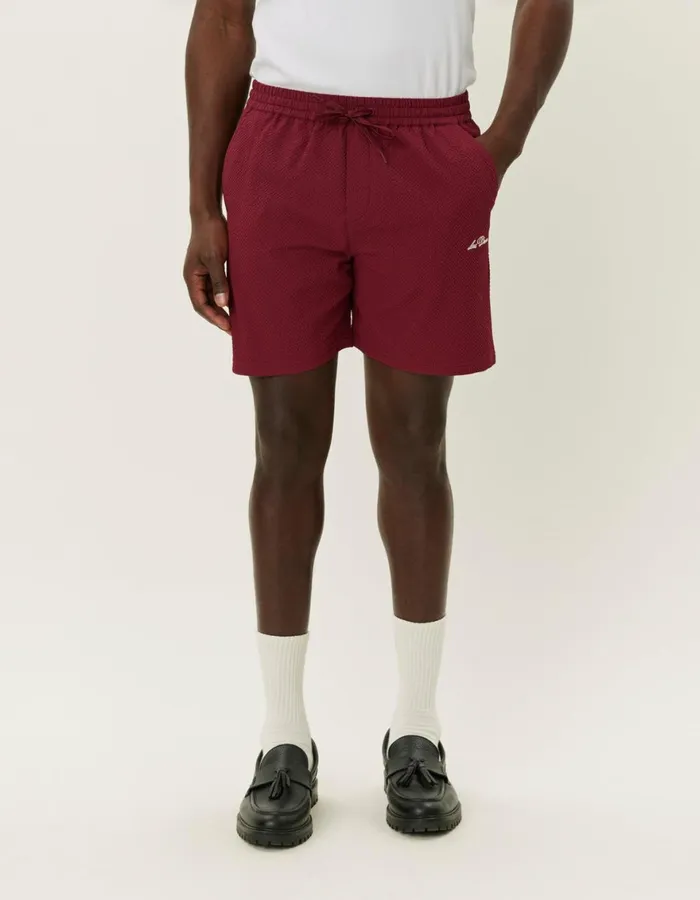 Shorts Men Les Deux Stan Seersucker Swim Shorts 20 8211 Bossa Nova