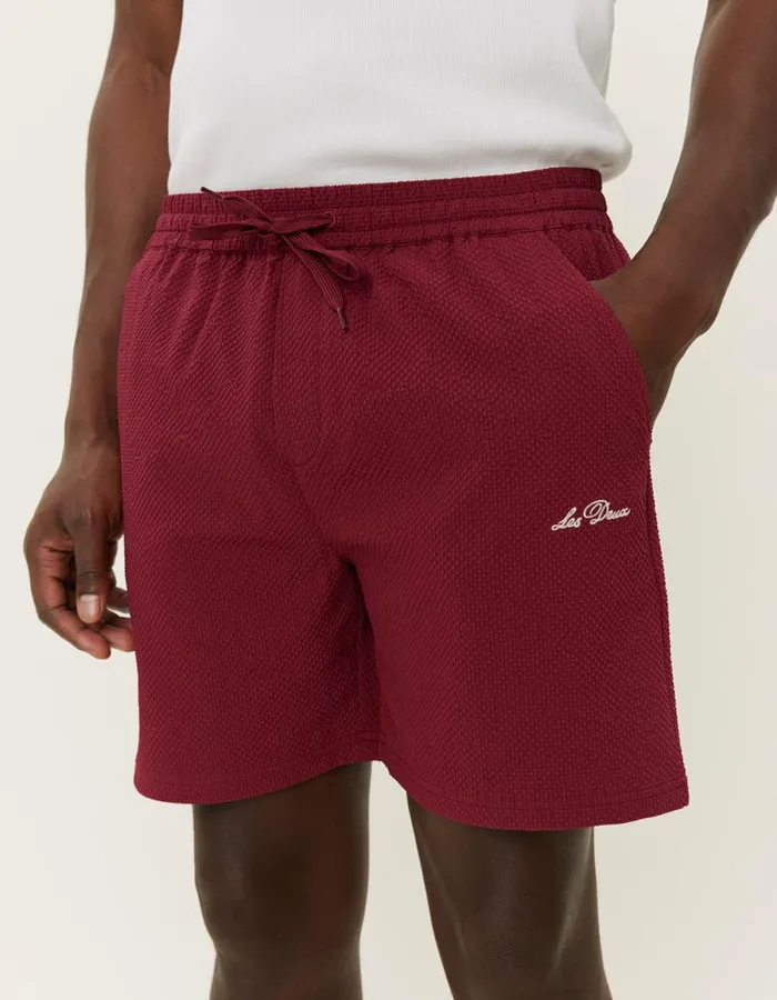 Shorts Men Les Deux Stan Seersucker Swim Shorts 20 8211 Bossa Nova