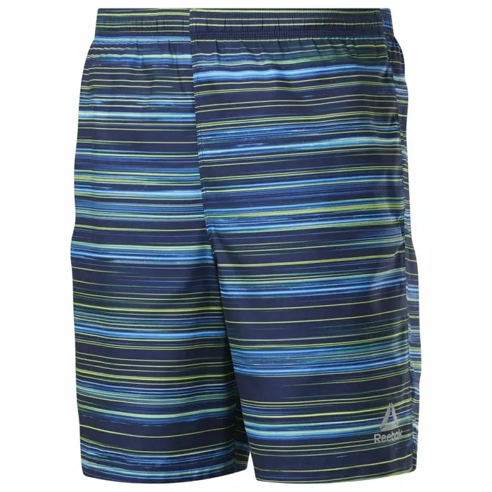 Shorts Mens Reebok Basic Printed Volley Shorts Blue