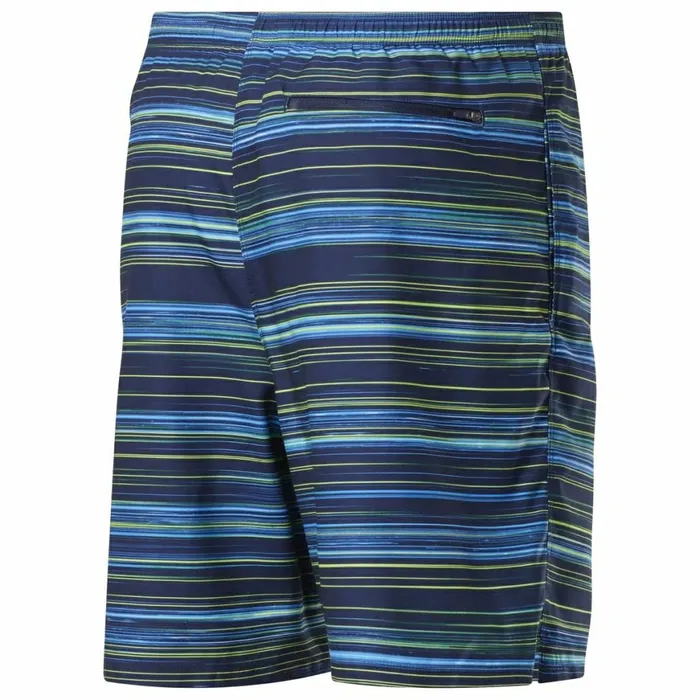 Shorts Mens Reebok Basic Printed Volley Shorts Blue