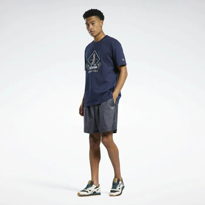 Shorts Mens Reebok Classics Golf Shorts Black