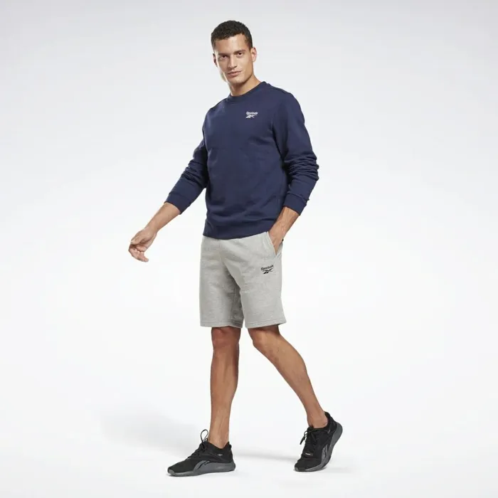 Shorts Mens Reebok Identity Shorts Medium Grey Heather