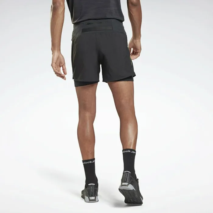 Shorts Mens Reebok Les Mills Epic TwoinOne Shorts Black