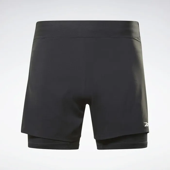 Shorts Mens Reebok Les Mills Epic TwoinOne Shorts Black