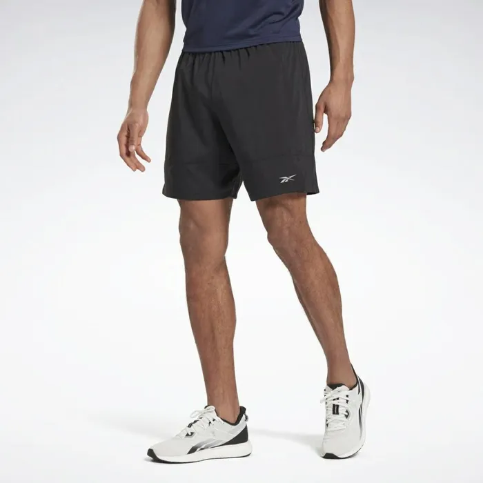 Shorts Mens Reebok Running Essentials 7Inch Woven Shorts Black
