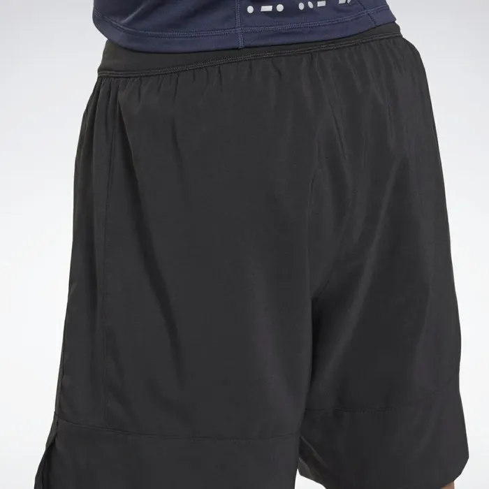 Shorts Mens Reebok Running Essentials 7Inch Woven Shorts Black