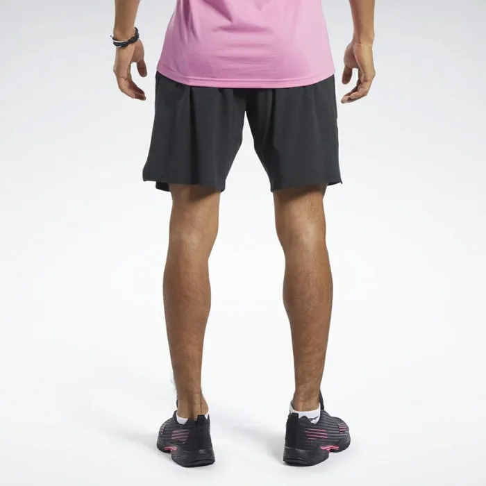 Shorts Mens Reebok Textured Epic Shorts Black