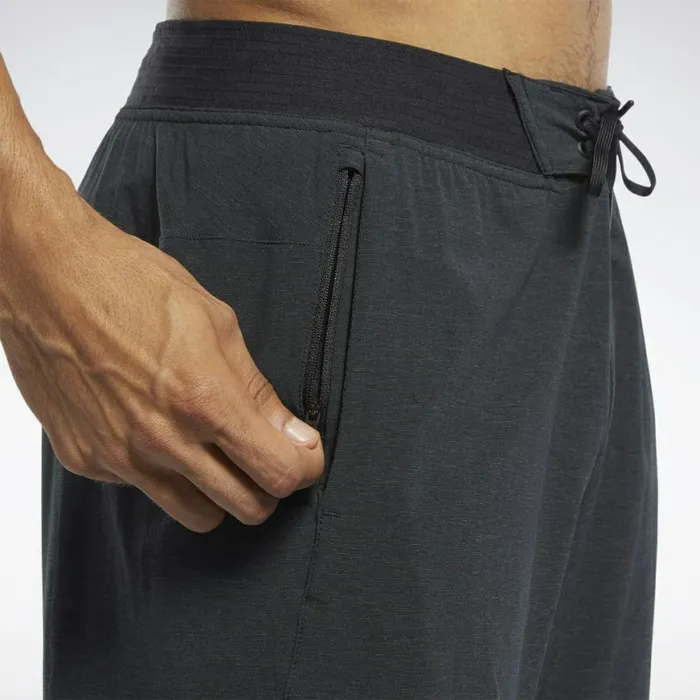 Shorts Mens Reebok Textured Epic Shorts Black
