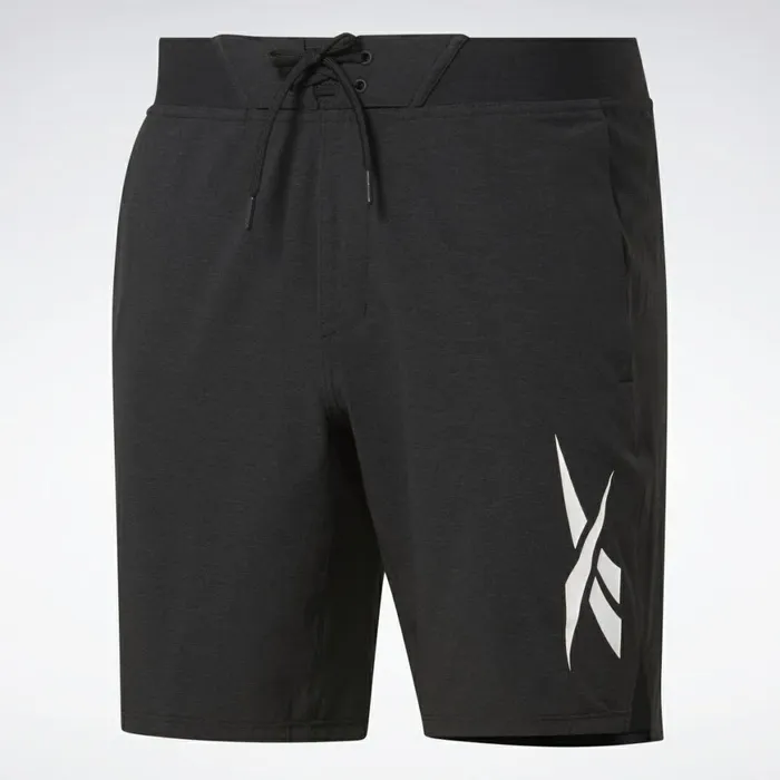 Shorts Mens Reebok Textured Epic Shorts Black