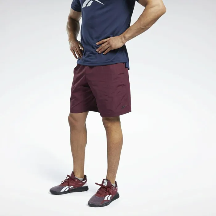 Shorts Mens Reebok Training Essentials Utility Shorts Maroon