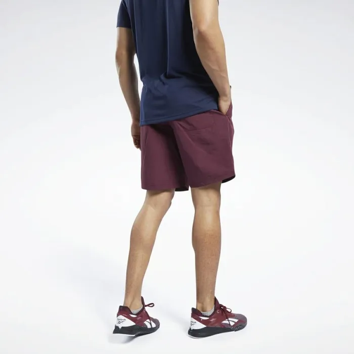 Shorts Mens Reebok Training Essentials Utility Shorts Maroon