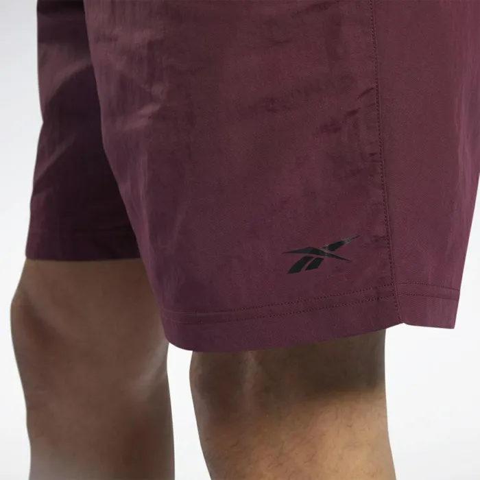 Shorts Mens Reebok Training Essentials Utility Shorts Maroon
