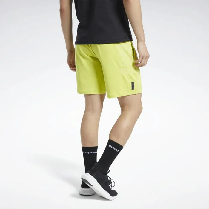 Shorts Mens Reebok United By Fitness 8Inch MyoKnit Seamless Shorts Chartreuse