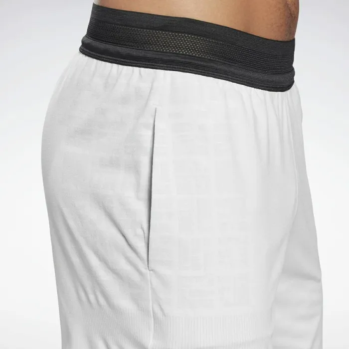 Shorts Mens Reebok United By Fitness MyoKnit Seamless Shorts True Grey 1