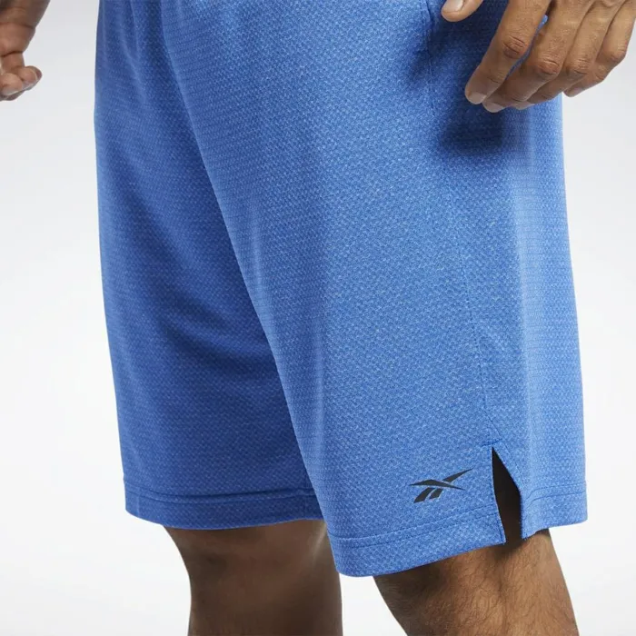 Shorts Mens Reebok Workout Ready Melange Shorts Humble Blue