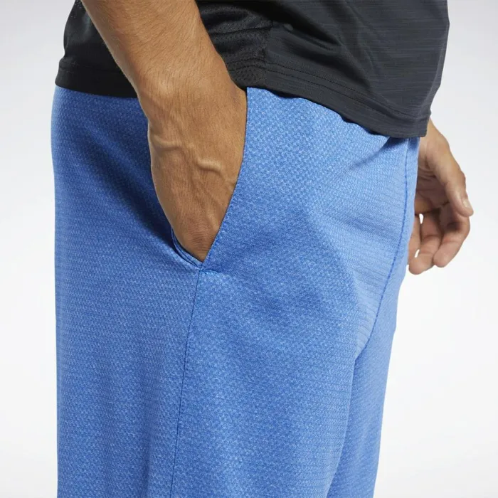 Shorts Mens Reebok Workout Ready Melange Shorts Humble Blue