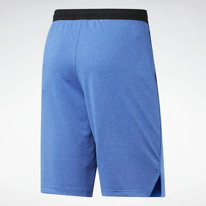 Shorts Mens Reebok Workout Ready Melange Shorts Humble Blue