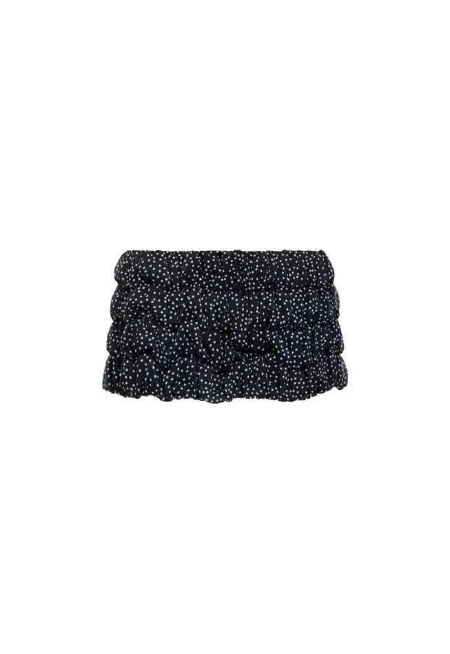 Shorts Women Lioness Fashion BEBE MINI SKORT Onyx Polka Shorts Women Lioness Fashion BEBE MINI SKORT Onyx Polka