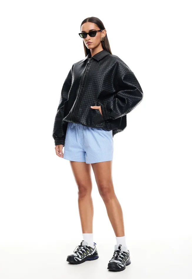 Shorts Women Lioness Fashion COBAIN SHORTS Blue Stripe