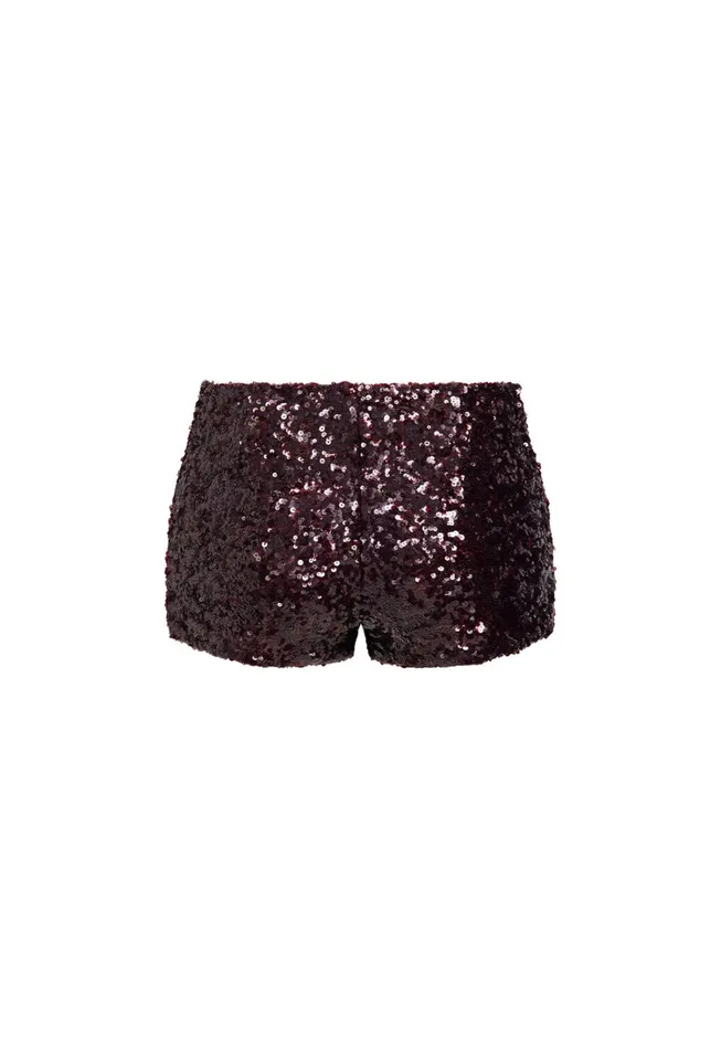 Shorts Women Lioness Fashion NIGHT RIDER MINI SHORT Burgundy Shorts Women Lioness Fashion NIGHT RIDER MINI SHORT Burgundy