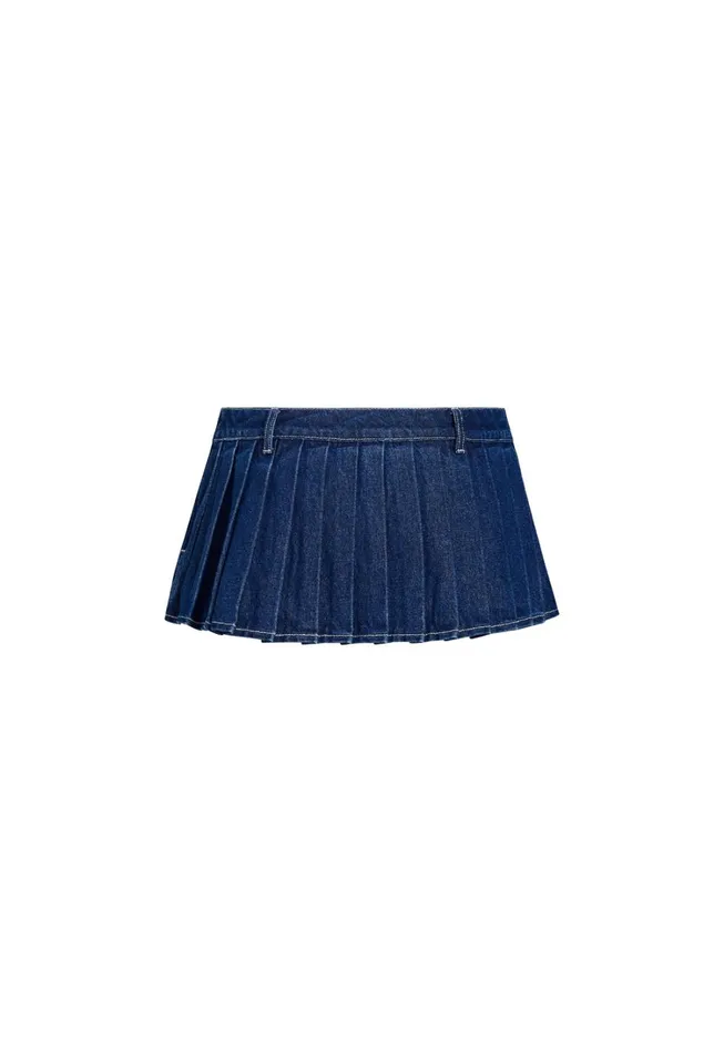 Shorts Women Lioness Fashion RIDER MINI SKORT Blue Denim Shorts Women Lioness Fashion RIDER MINI SKORT Blue Denim