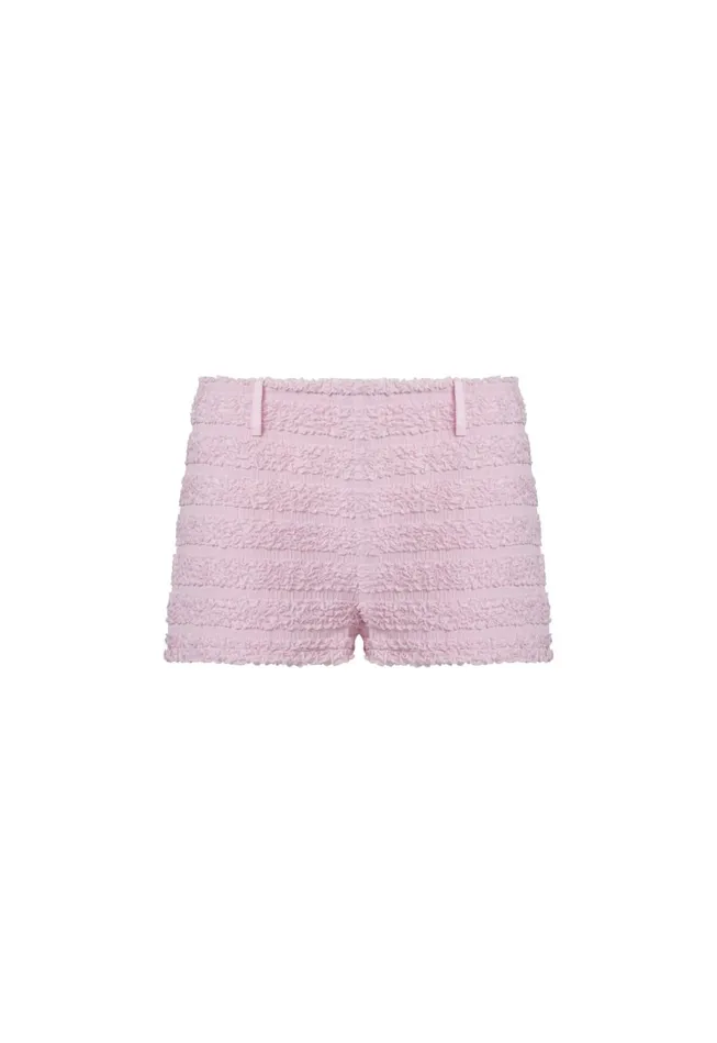 Shorts Women Lioness Fashion RIVIERA RUFFLE SHORT Blush Shorts Women Lioness Fashion RIVIERA RUFFLE SHORT Blush